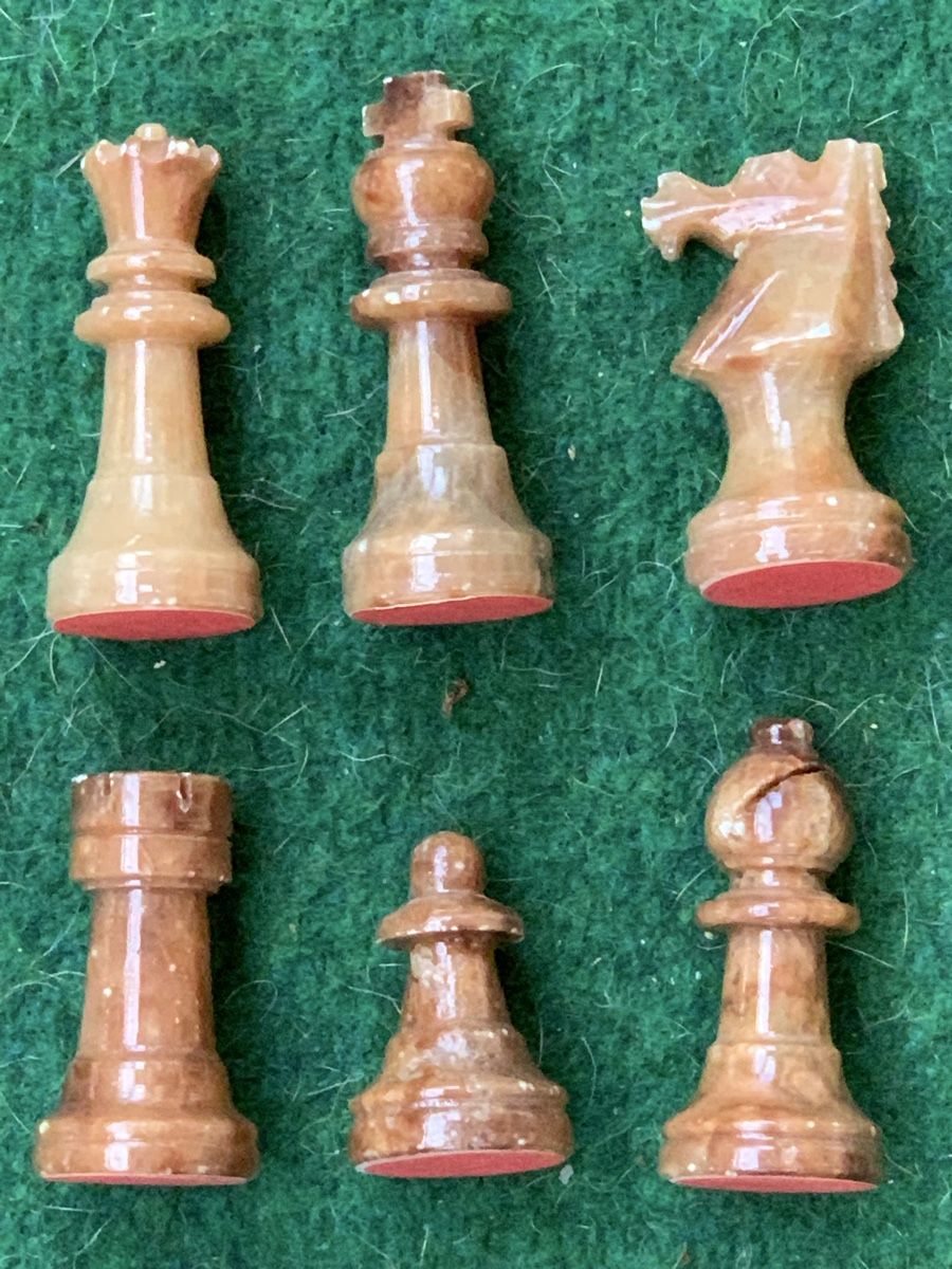 Giochi: Schachbrett „MARMOR“ mit Figuren – Usato da Wangen b. Olten venduto da Finolino28 3