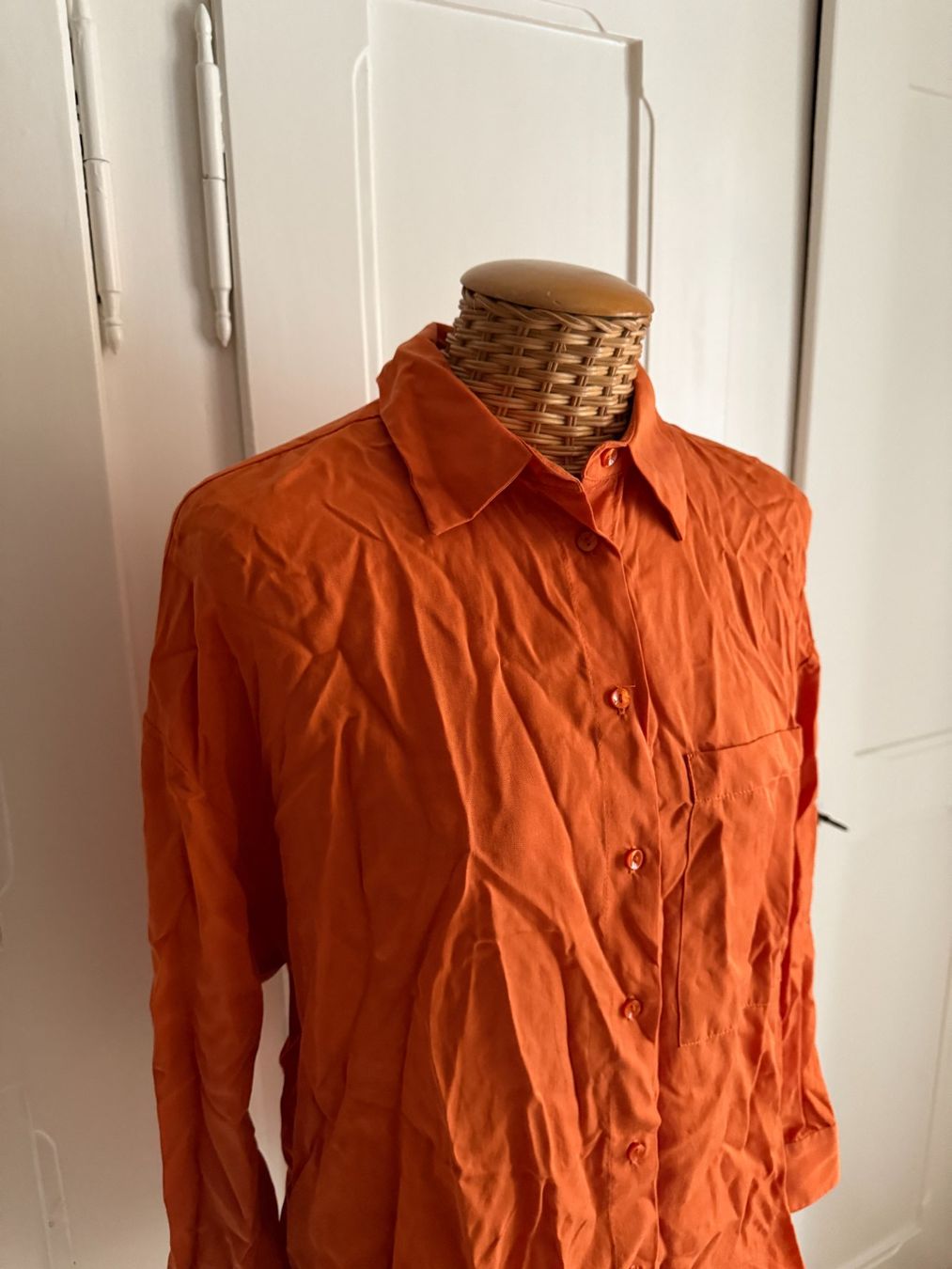 Mango Camicette: MANGO - Bluse orange S – Usato da Zürich venduto da Diazaio 1