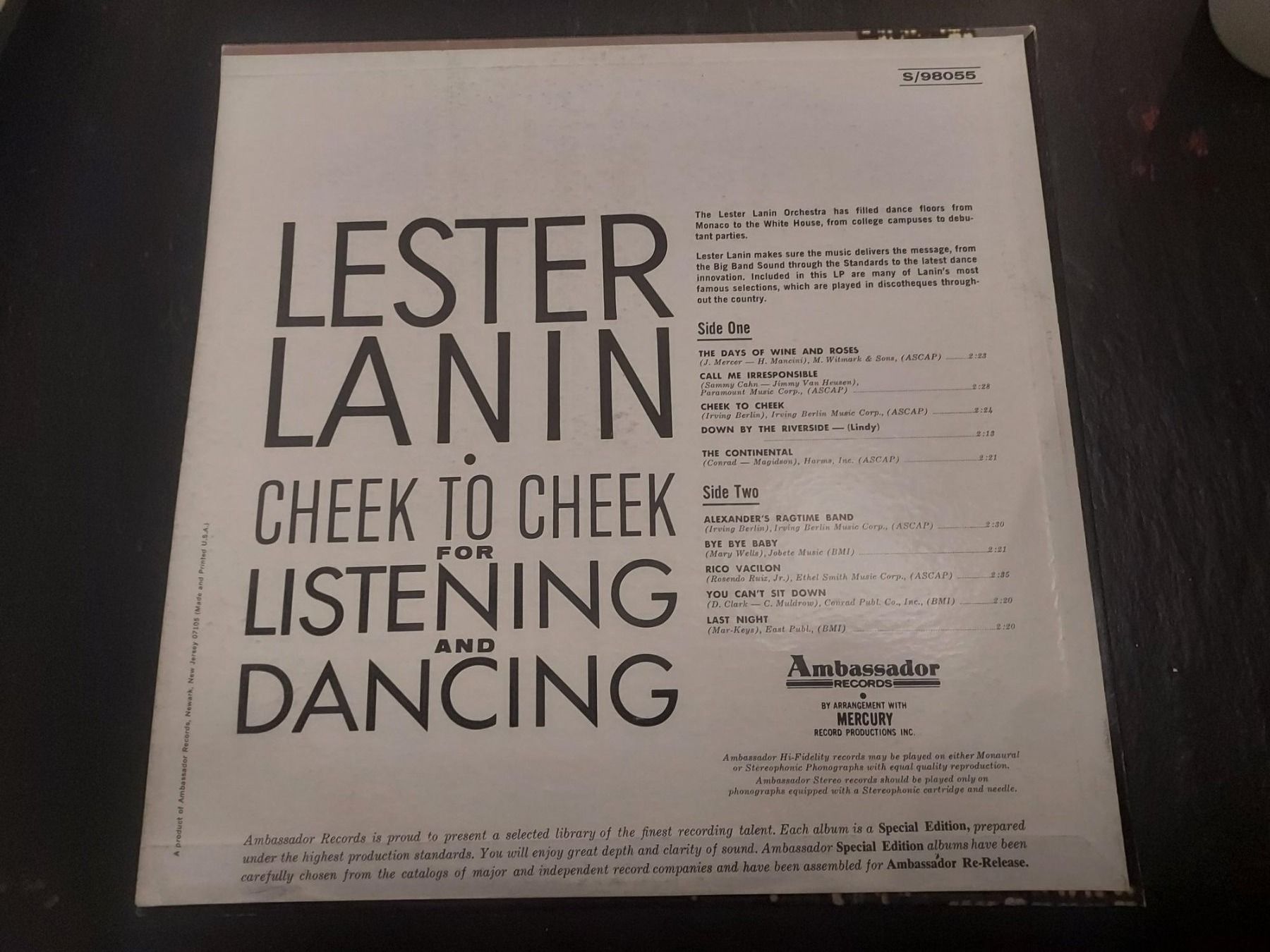 Dischi in vinile: Lester Lanin – Usato da Dübendorf venduto da Seth2167 1
