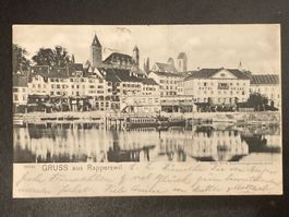 1903 Gruss aus Rapperswil Schifflände