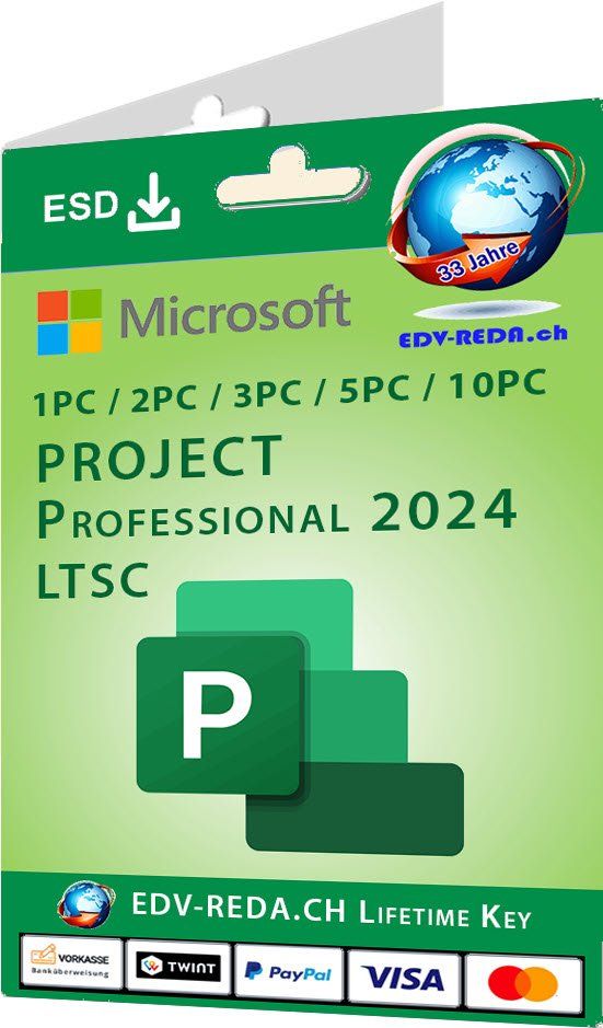 Microsoft Software: Microsoft Office 2024 Professional +Visio Pro + Project Pro – Usato da Langenthal venduto da Reda 3