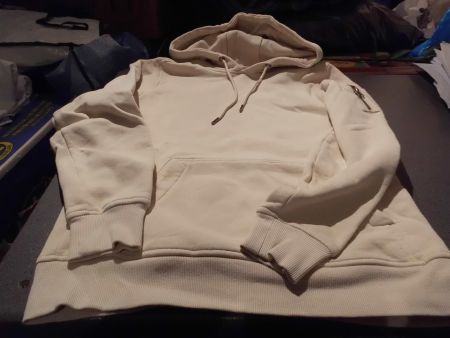 Kapuzenpullover Grösse S, Urban, beige