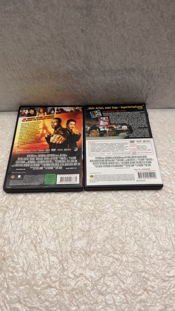 Tutti i DVDs: Rush Hour 1 & 2 DVD Set - Super Action – Usato da Rotkreuz venduto da perlengott 1