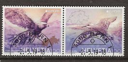 M1727 - Europa 2019 oiseaux se tenant  1er jour