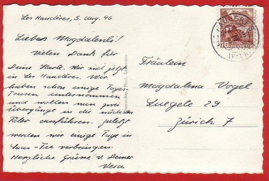Cartoline postali: AU VAL D'HÉRENS, MAULTIER, MULET, MULE – Usato da Grüningen venduto da Kartenlaube 1