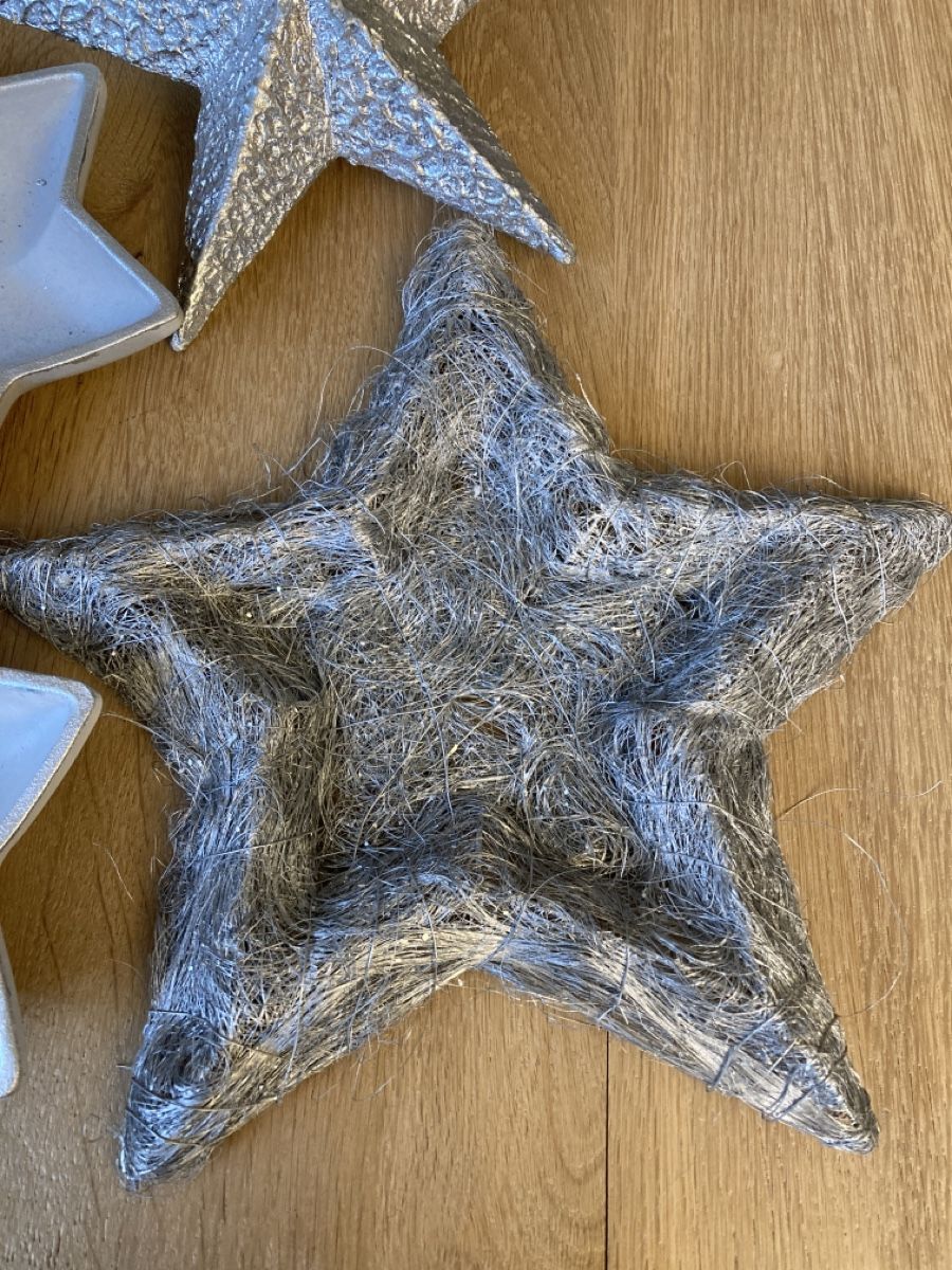 Tutte le decorazioni: Sternen Weihnachtsdeko silber – Nuovo (secondo la descrizione) da Frenkendorf venduto da silasho 2