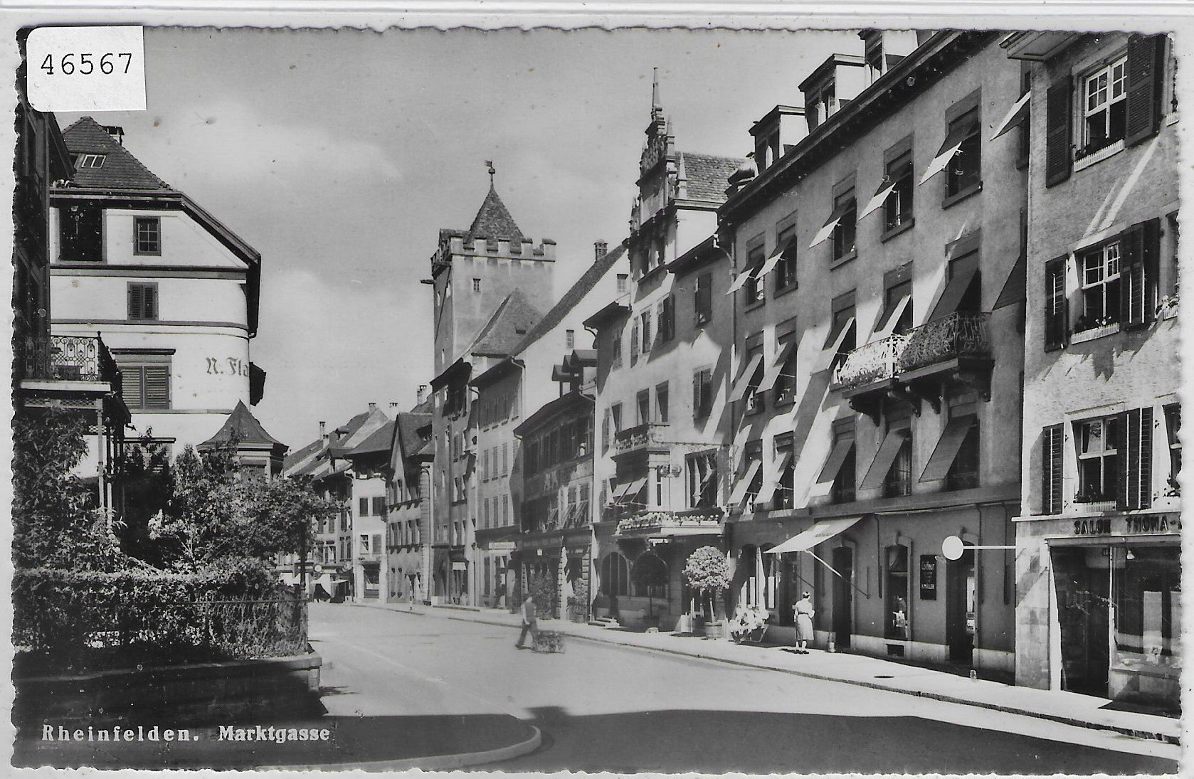 Ansichtskarten: Rheinfelden - Marktgasse – Gebraucht aus Ettingen von Kartenplanet