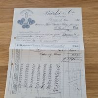 Facture Bürki & Cie 1920 Fromage Suisse