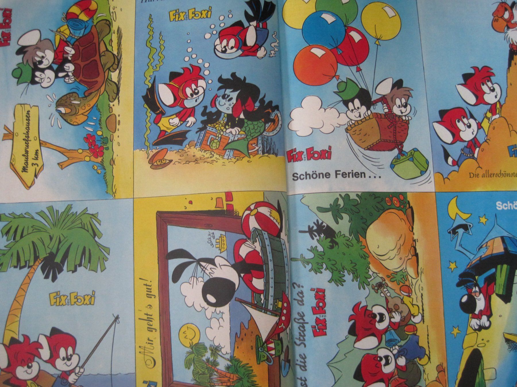 Fumetti: FIX & FOXI FERIEN Sonderheft mit Pfiff  1971  Comic Selten – Usato da Gossau SG venduto da Noryflory 4