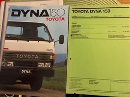 Toyota Dyna 150 Verkaufsprospekt 1988 mit 14 Seiten