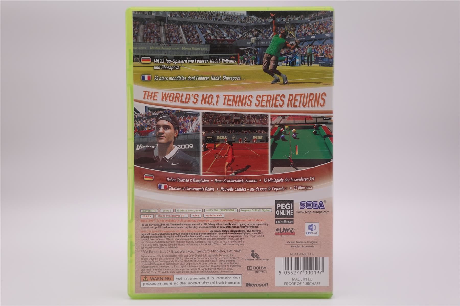 Microsoft Giochi: Virtual Tennis 2009 (XBOX360) – Usato da Herisau venduto da ZelliZone 1