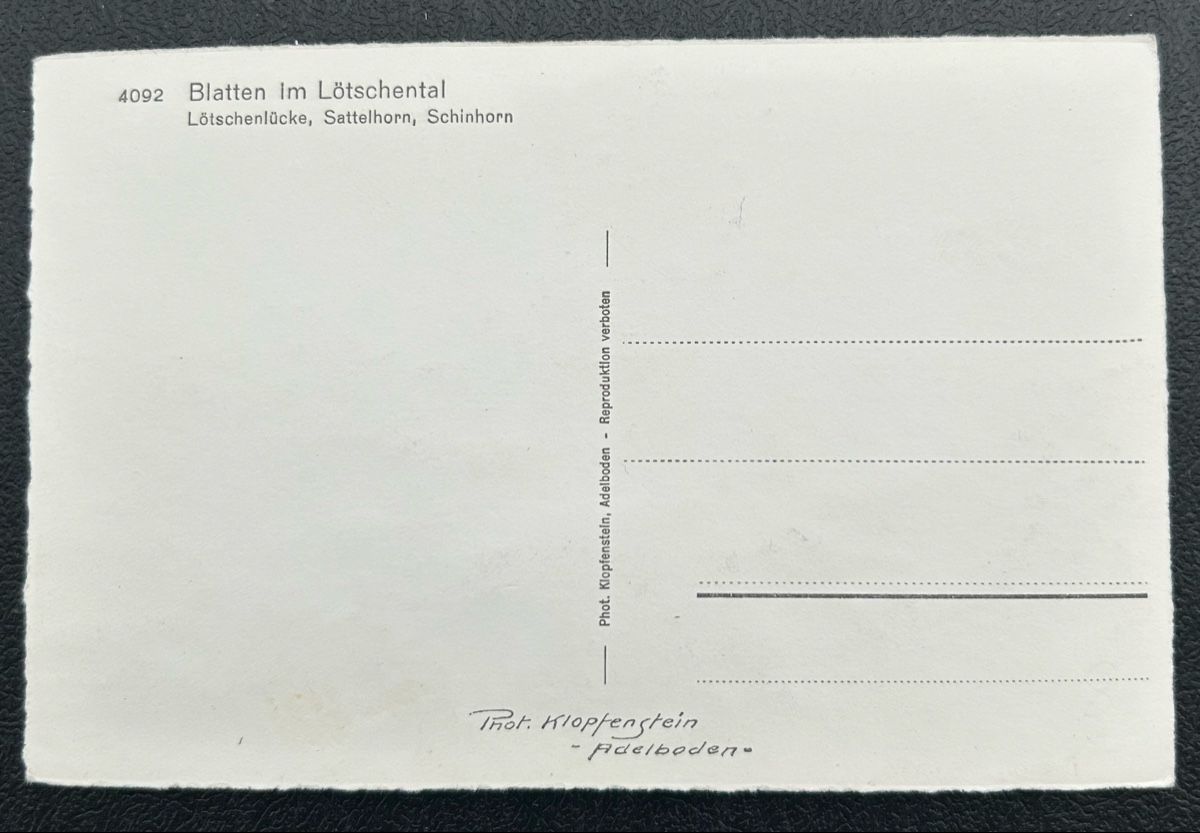 Cartoline postali: AK Blatten im Lötschental  – Usato da Horw venduto da Tellbub 1