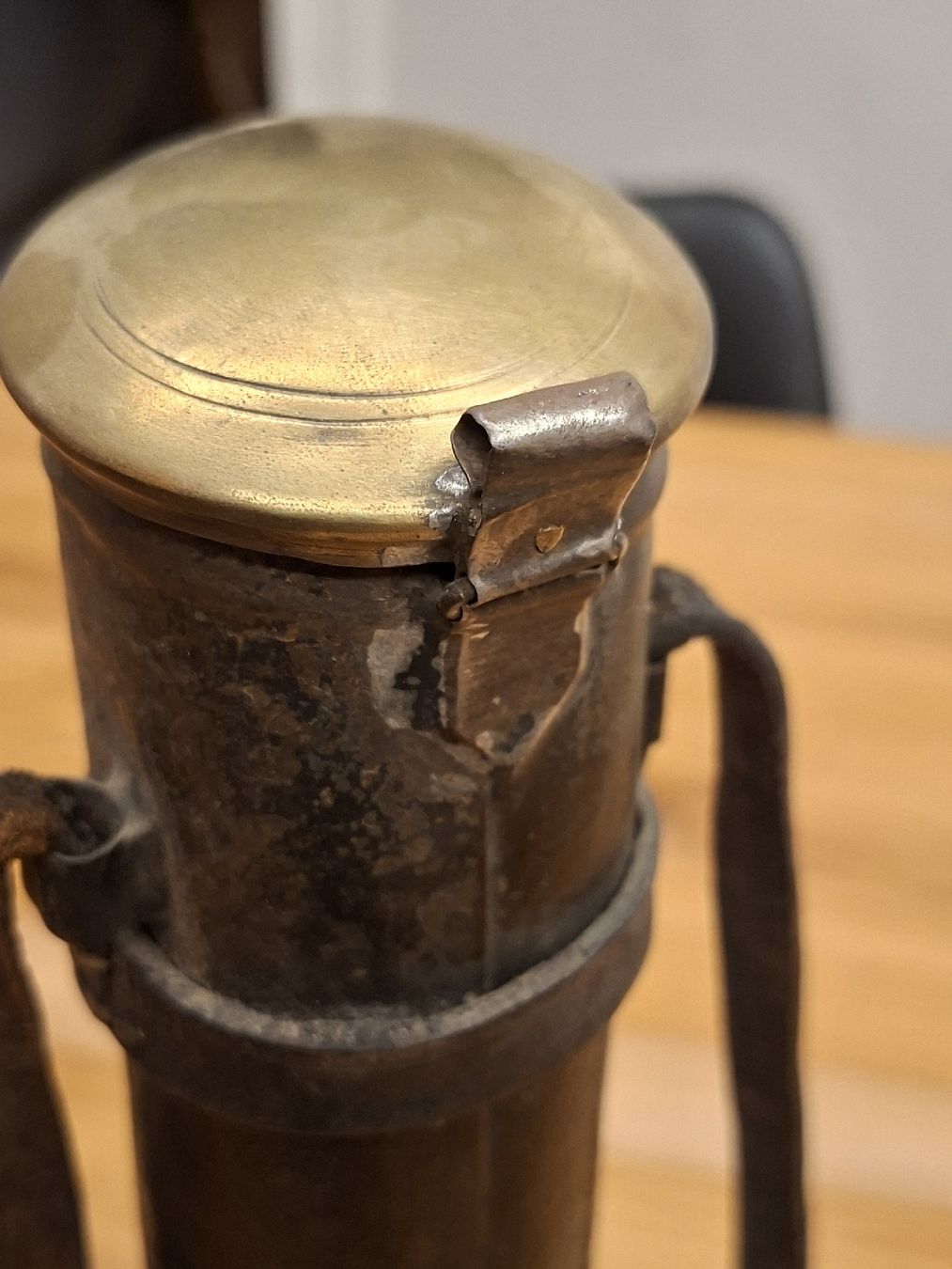 Schweizer Armee Barattoli: Antike Munitions--Blechbüchse um anfangs 1800 – Usato da Ganterschwil venduto da HeidiuPeter 8