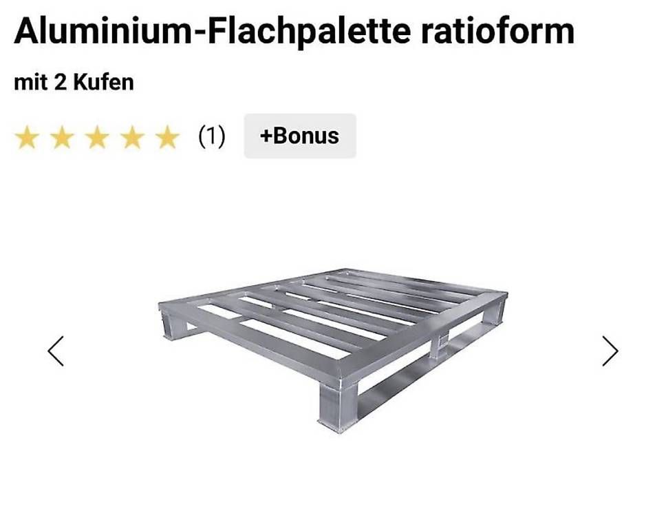 Palettes: Aluminium Palette Neu – Neuf (Voir description) à Basel par ker_q7ls