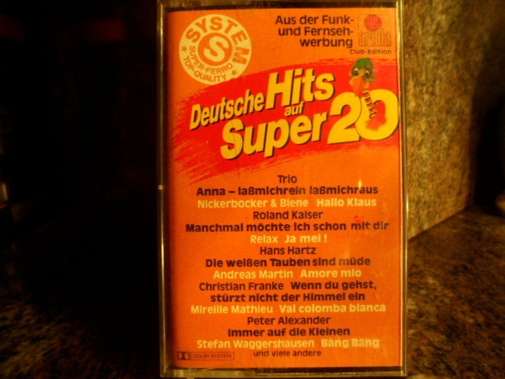 Musicassette: Deutsche Hits auf SUPER 20 – Usato da Langnau i. E. venduto da gf2_29jt