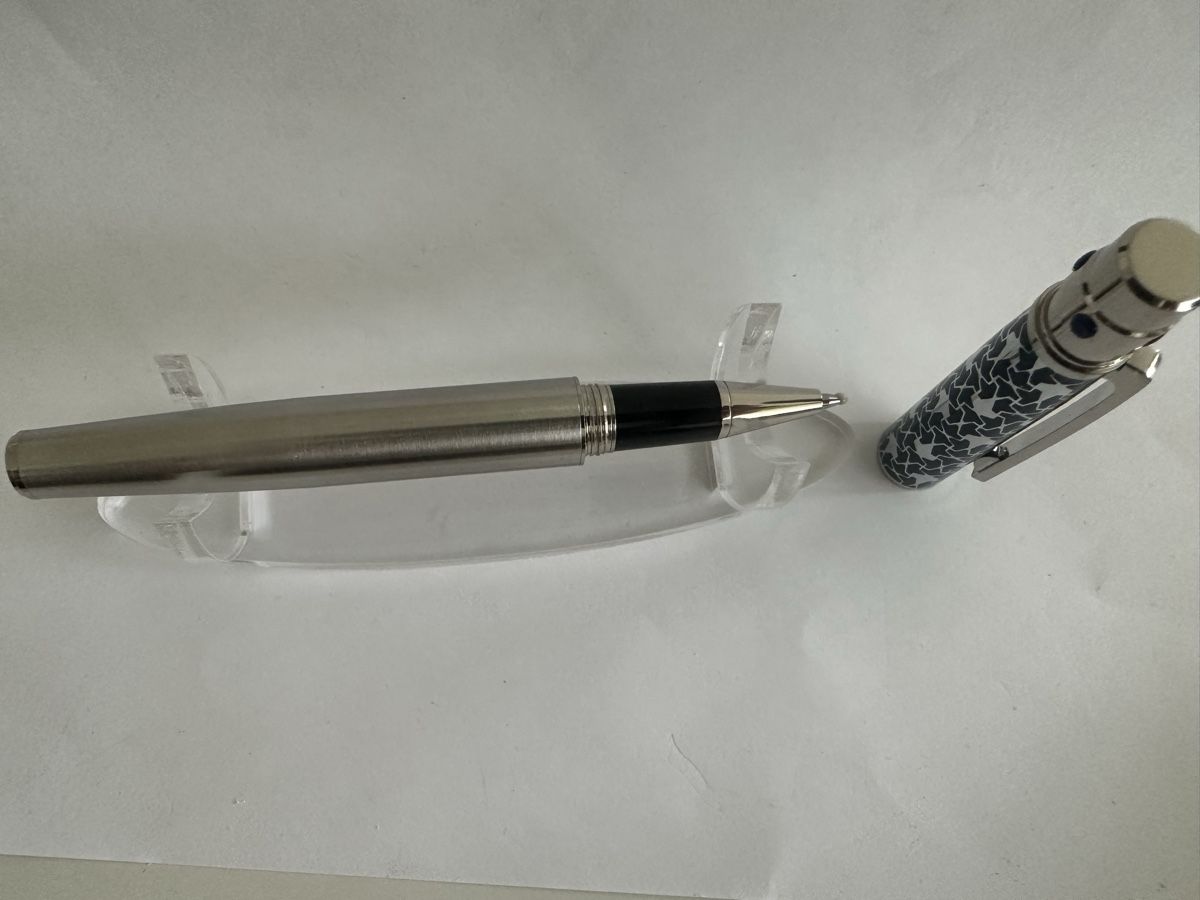 Penna & Evidenziatori: Rollerball mit Sternmuster silberfarben Neu – Nuovo e nell'imballaggio originale da Kloten venduto da digi-Galaxy 6