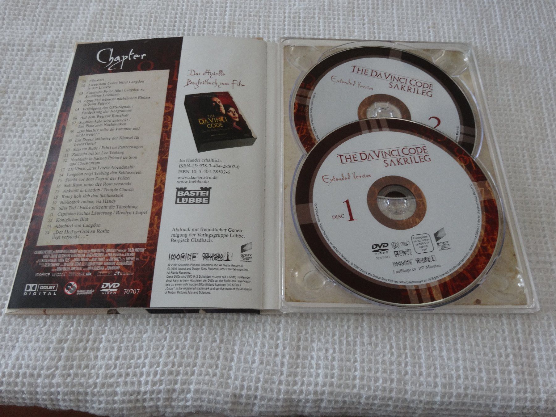 Tutti i DVDs: The Da Vinci Code Sakrileg Extended Version – Usato da Neerach venduto da jenny062 2
