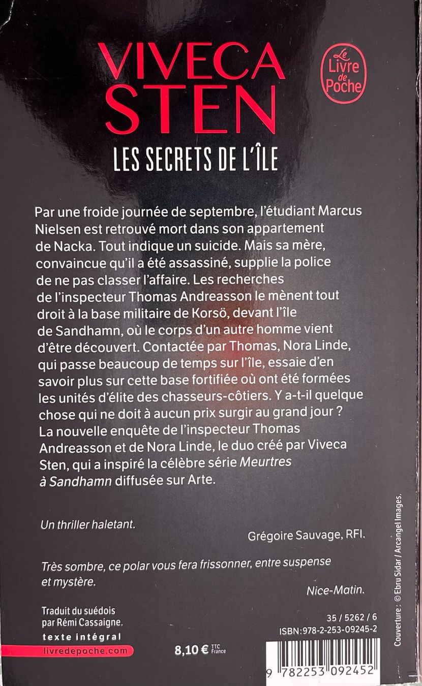 Libri: Lot de 4 romans de Viveca Sten – Usato da Le Crêt-p-Semsales venduto da staglione69 1