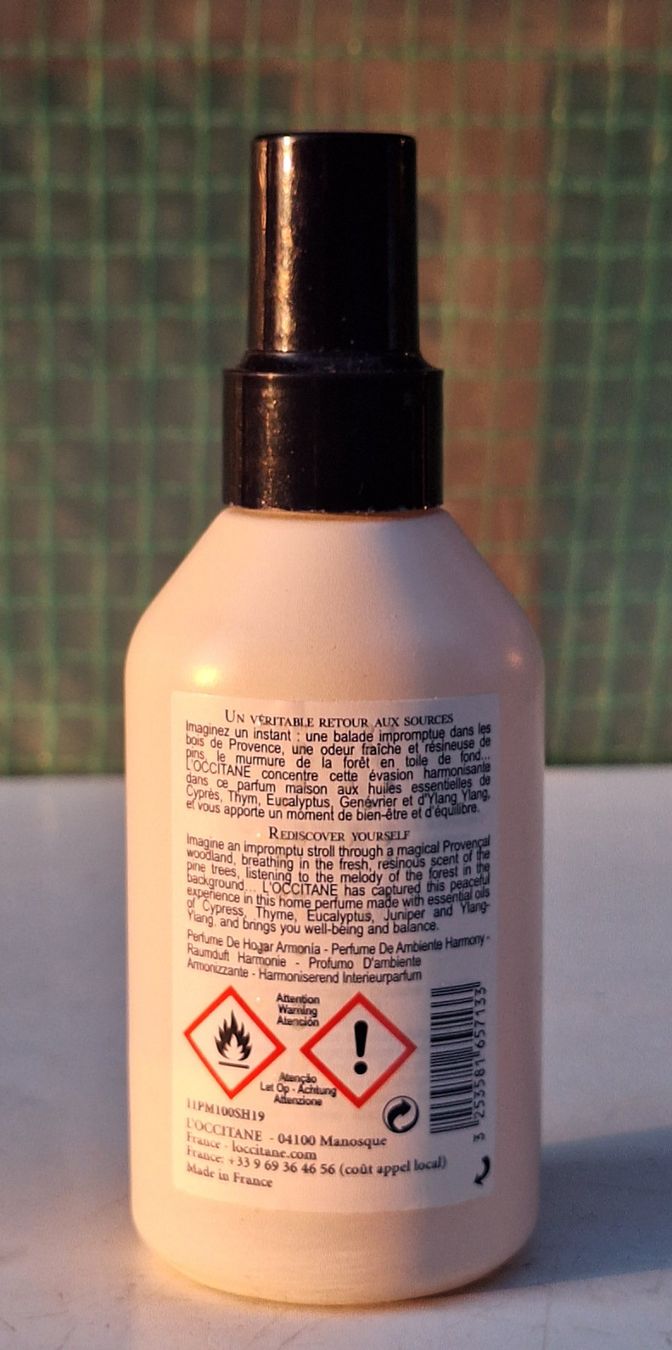Raumspray: L'Occitane Duftspray, Source d'Harmonie, 100ml – Neu (gemäss Beschreibung) aus Weinfelden von JoeBaer 1