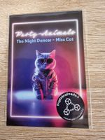 FL-Cryptobriefmarke Party-Animals-The Night Dancer-Miss Cat