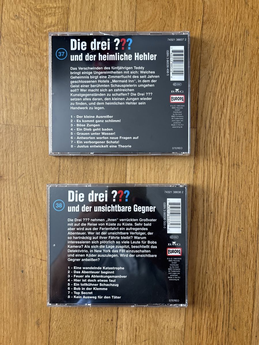 CD: Die drei ??? CD-Sammlung, Folge 37 und 38 – Usato da Allenwinden venduto da Lb3 1