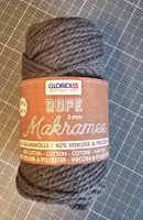 Makramee Garn, 3mm Rope, Baumwolle/Viskose Mix