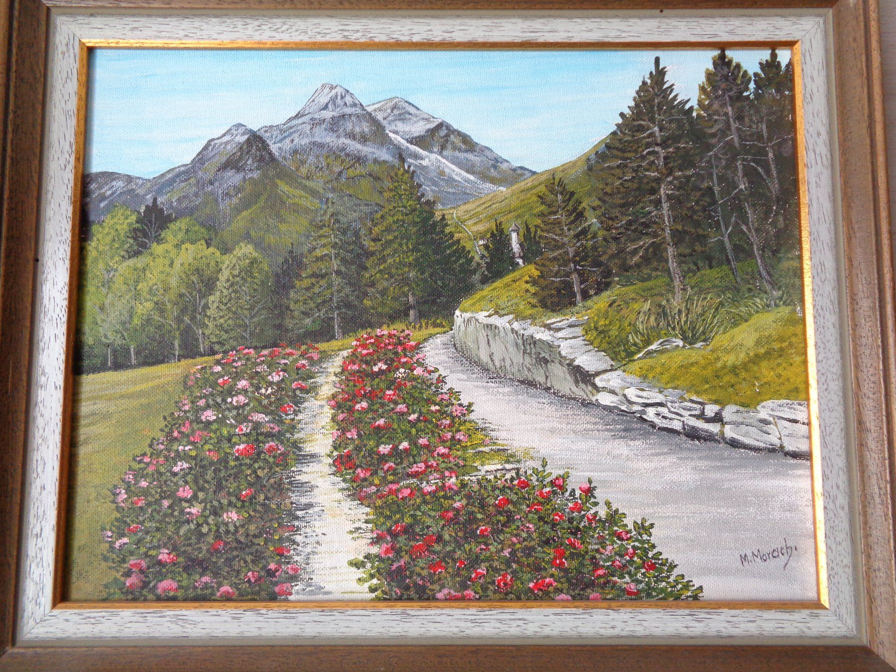 Gemälde: ORIGINAL GEMÄLDE BRAUNWALD SIGNIERT – Gebraucht aus Henggart von linda666 2