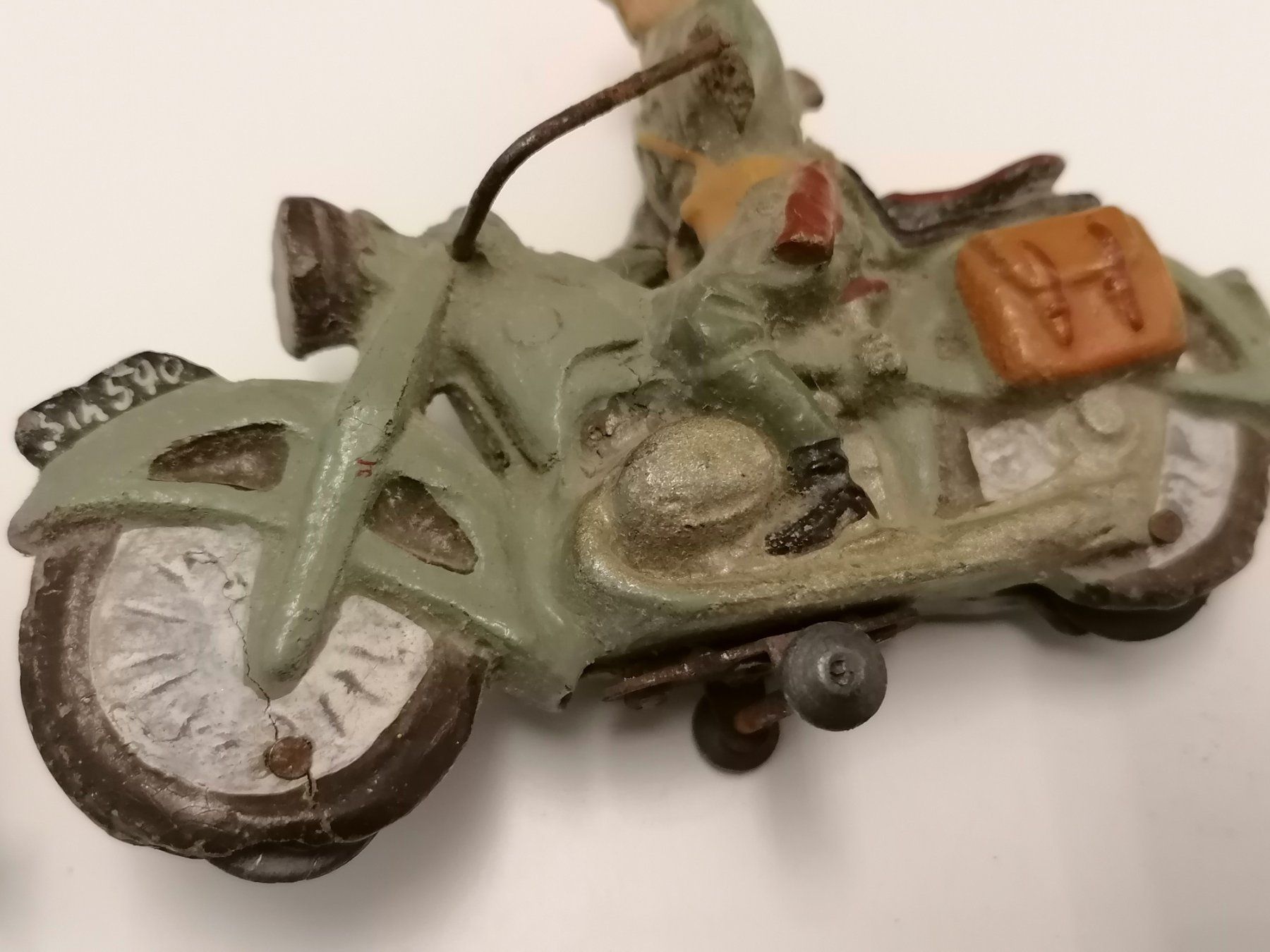 Elastolin Jouets: Elastolin Soldaten mit Motorrad – D'occasion à Basel par vintagecollector 7