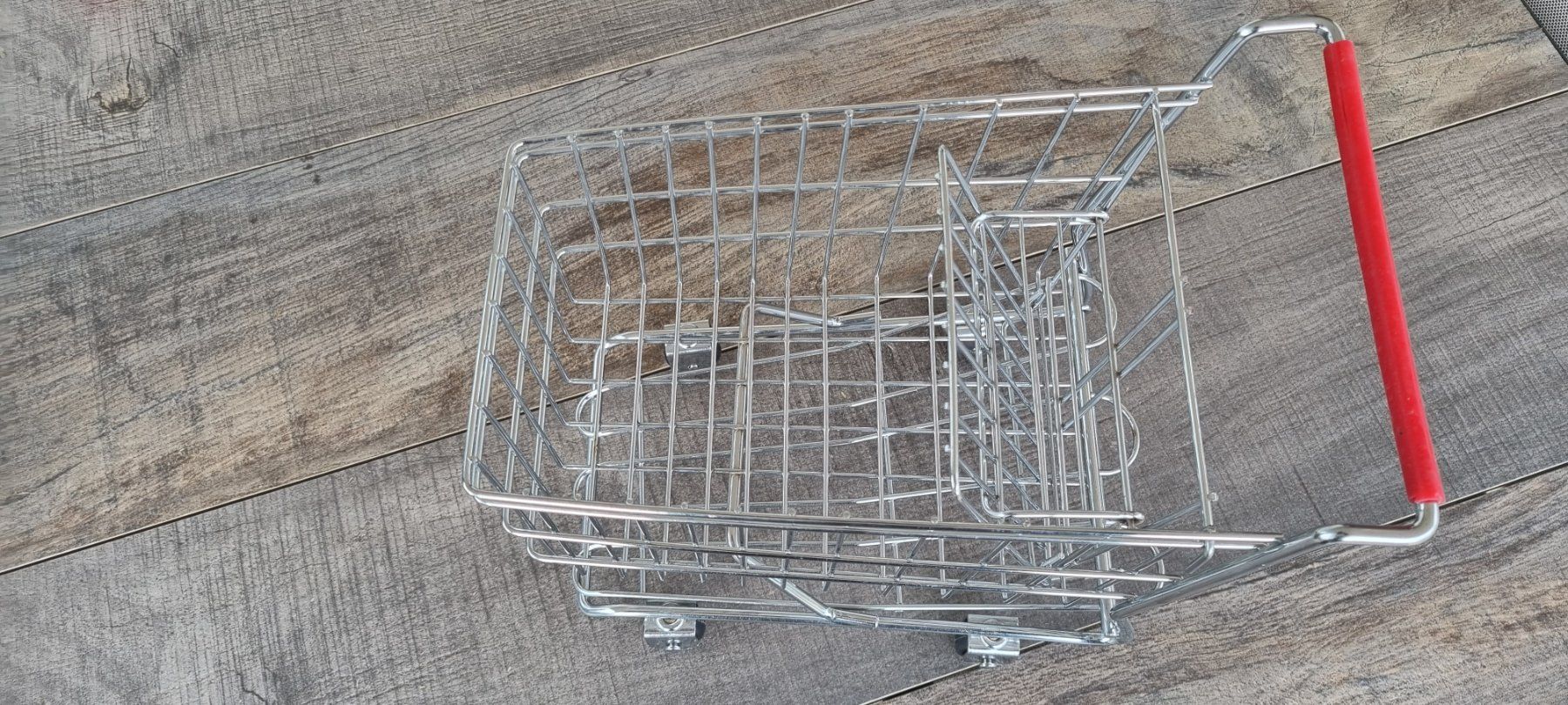 Giocattoli: Miniatur Einkaufsswagen Metall silber gebraucht – Usato da Bözberg venduto da hei_bbz2 1