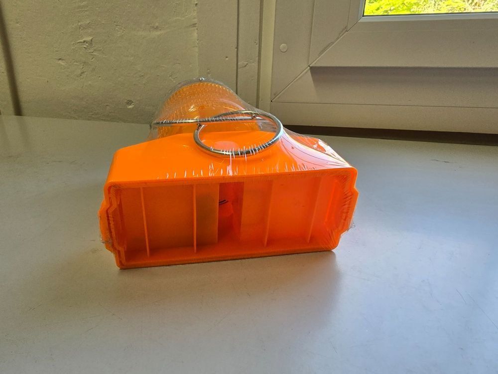 Lampen: 360° LED Solar Warnleuchte Baustellenleuchte orange, Asphalt – Neu und originalverpackt aus Wängi von Thurgauer98 5