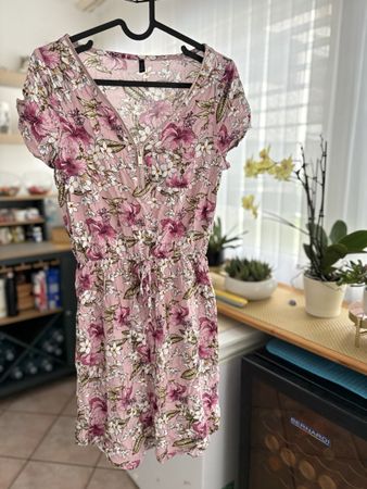 Vestito corto Chicorée floreale con zip taglia XS
