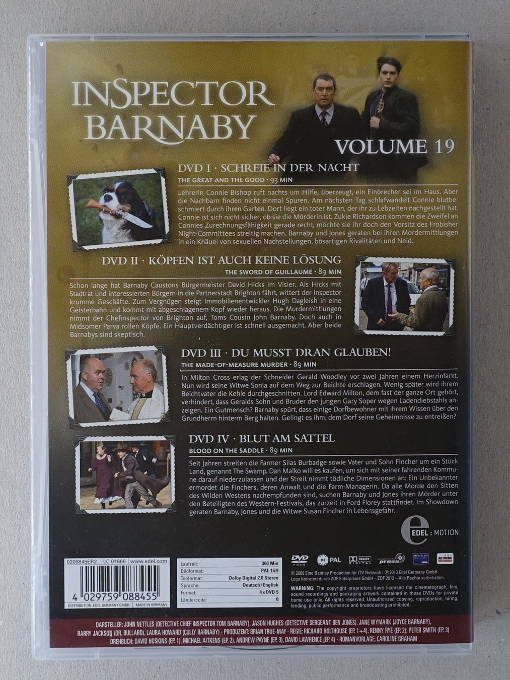 Tutti i DVDs: Inspector Barnaby Vol. 19 (4 DVDs) – Usato da Sessa venduto da fraenklishop 1