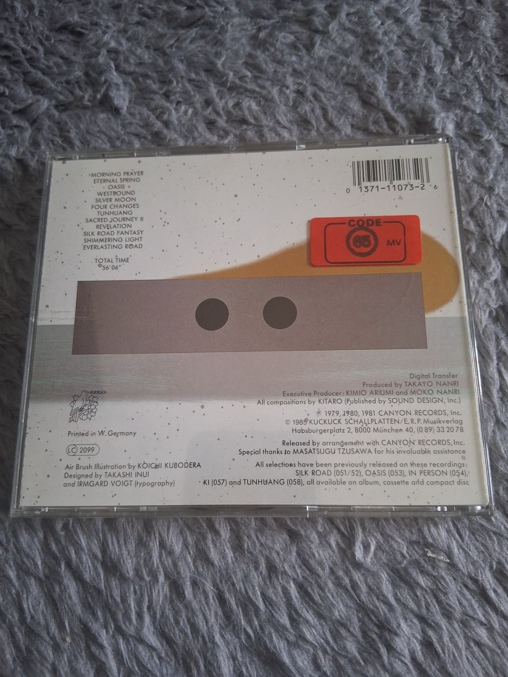 CD: KITARO      BEST OF     CD – Usato da Wetzikon ZH venduto da Ramones01 1