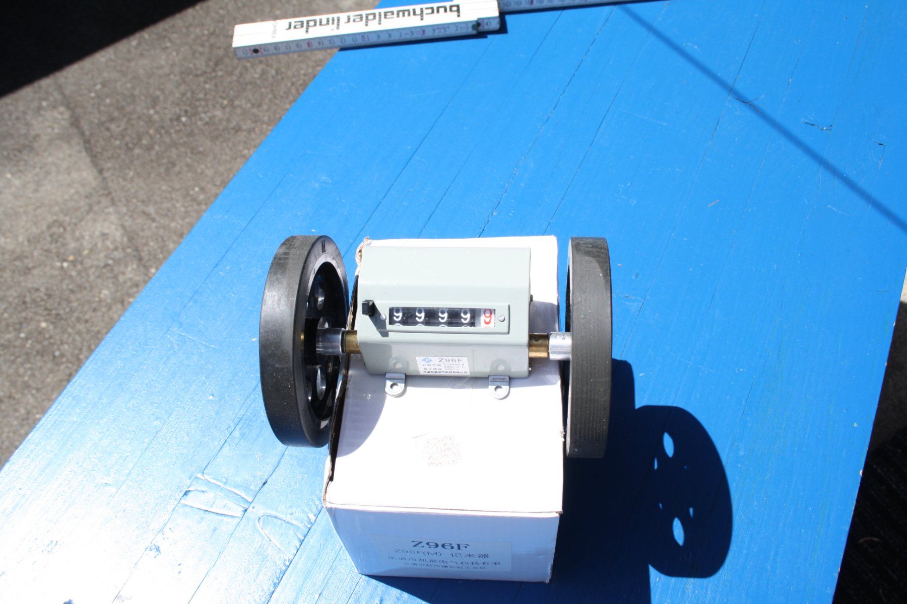 Messen: LÄNGENZÄHLER MIT MESSRAD ROLLENZÄHLER METER – Gebraucht aus Wauwil von Pneuedy 4