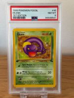 1999 Pokémon Fossil Ekans #46 1st Edition PSA 8 WOTC