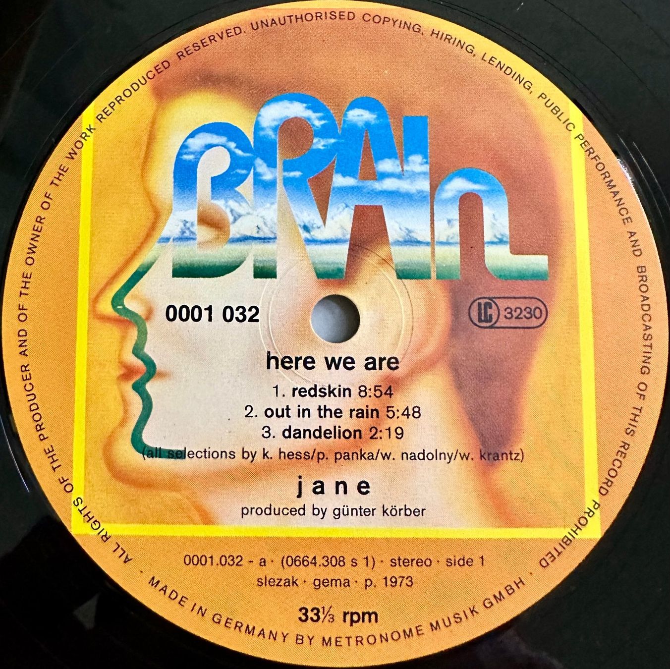 Dischi in vinile: Jane - Here We Are // LP: VG++; Sleeve: VG+ – Usato da Zürich venduto da saltbee 3