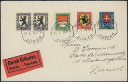 1924 - Pro Juventute - Satzbrief