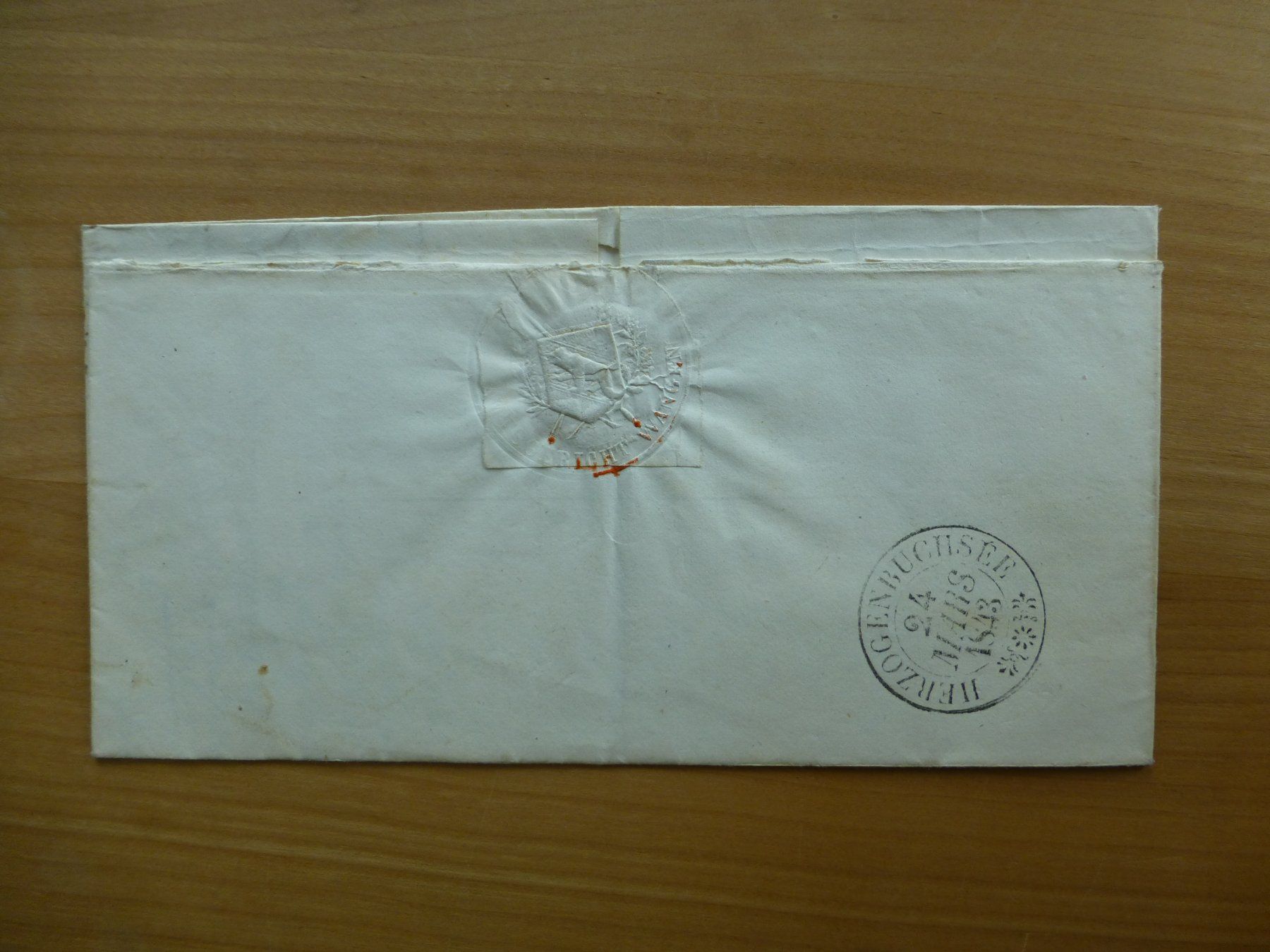 Documenti: Herzogenbuchsee/ Wangen 8.April 1843 – Usato da Bettlach venduto da 1saurer 1