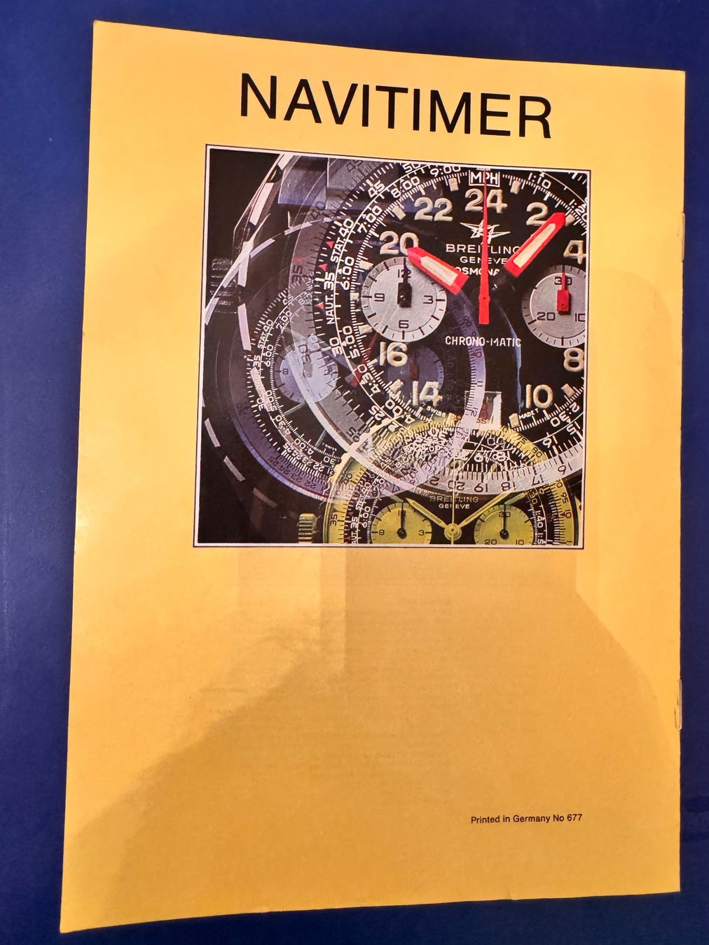 Breitling Orologi: Breitling Navitimer Chrono-Matic brochure – Usato da Zürich venduto da 613_g8jy 1