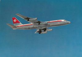Grossformatiges Vorlagestück für SWISSAIR Ansichtskarte CORO