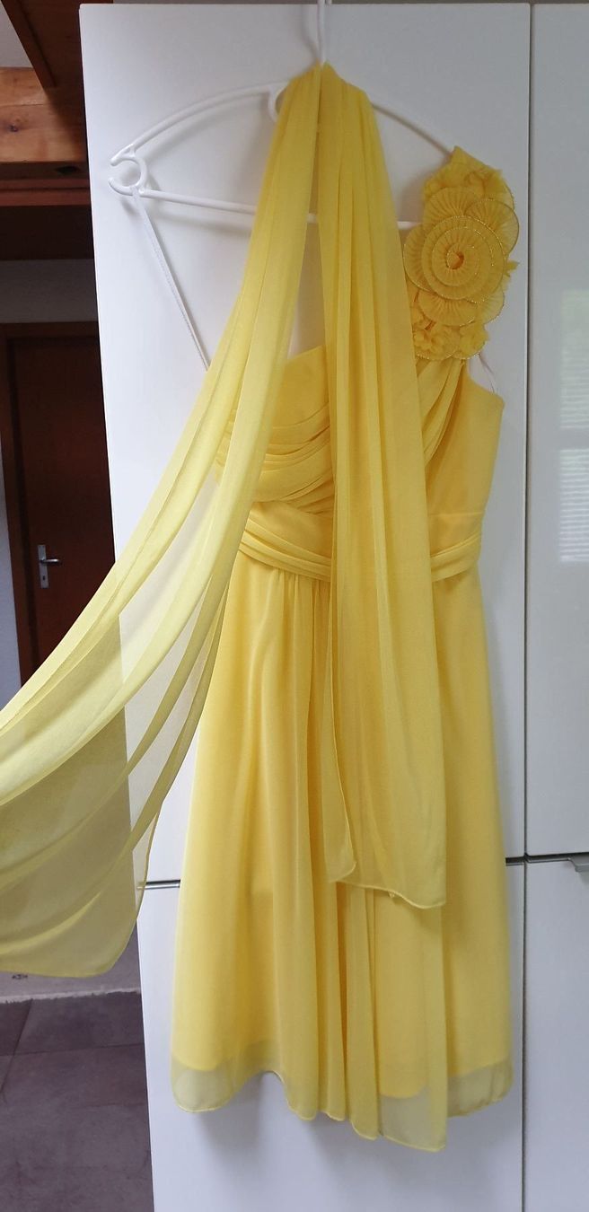 Vestiti: Kleid aus Chiffon – Usato da Rheinfelden venduto da DHS 1
