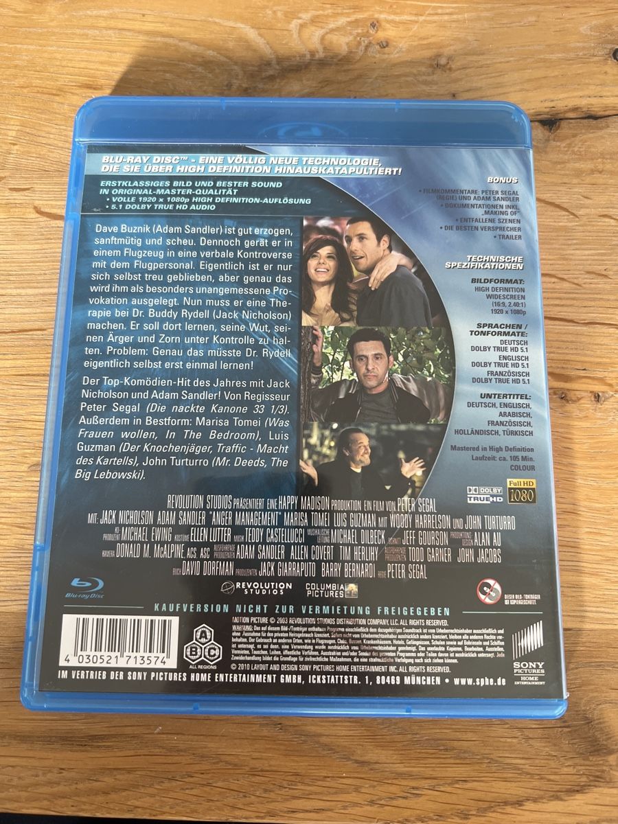 Tutti i DVDs: Wutprobe - Die Wutprobe Blu-ray Disc – Usato da Steffisburg venduto da balboa_76 1