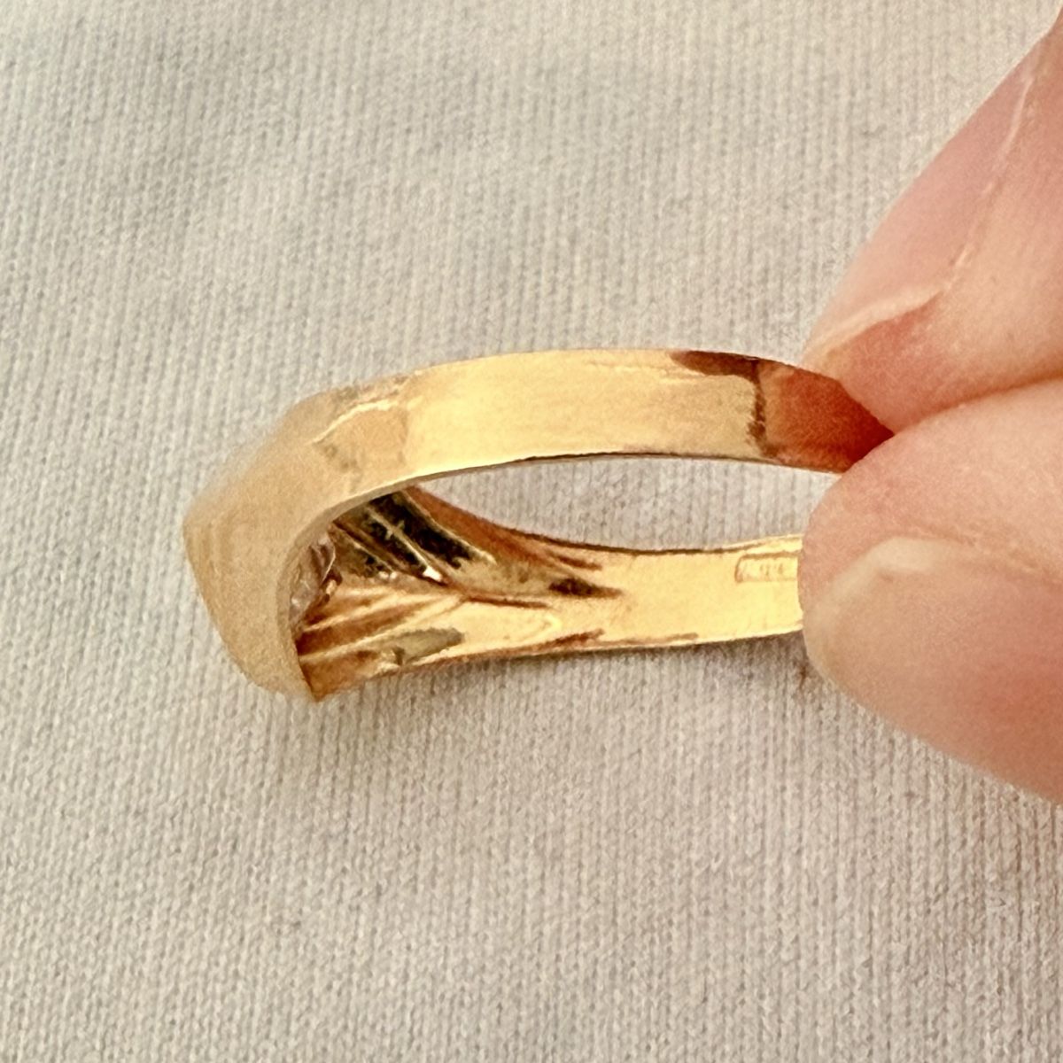 Bagues: Bague en or 18K - Zircon – D'occasion à Marly par Nor_al3 4