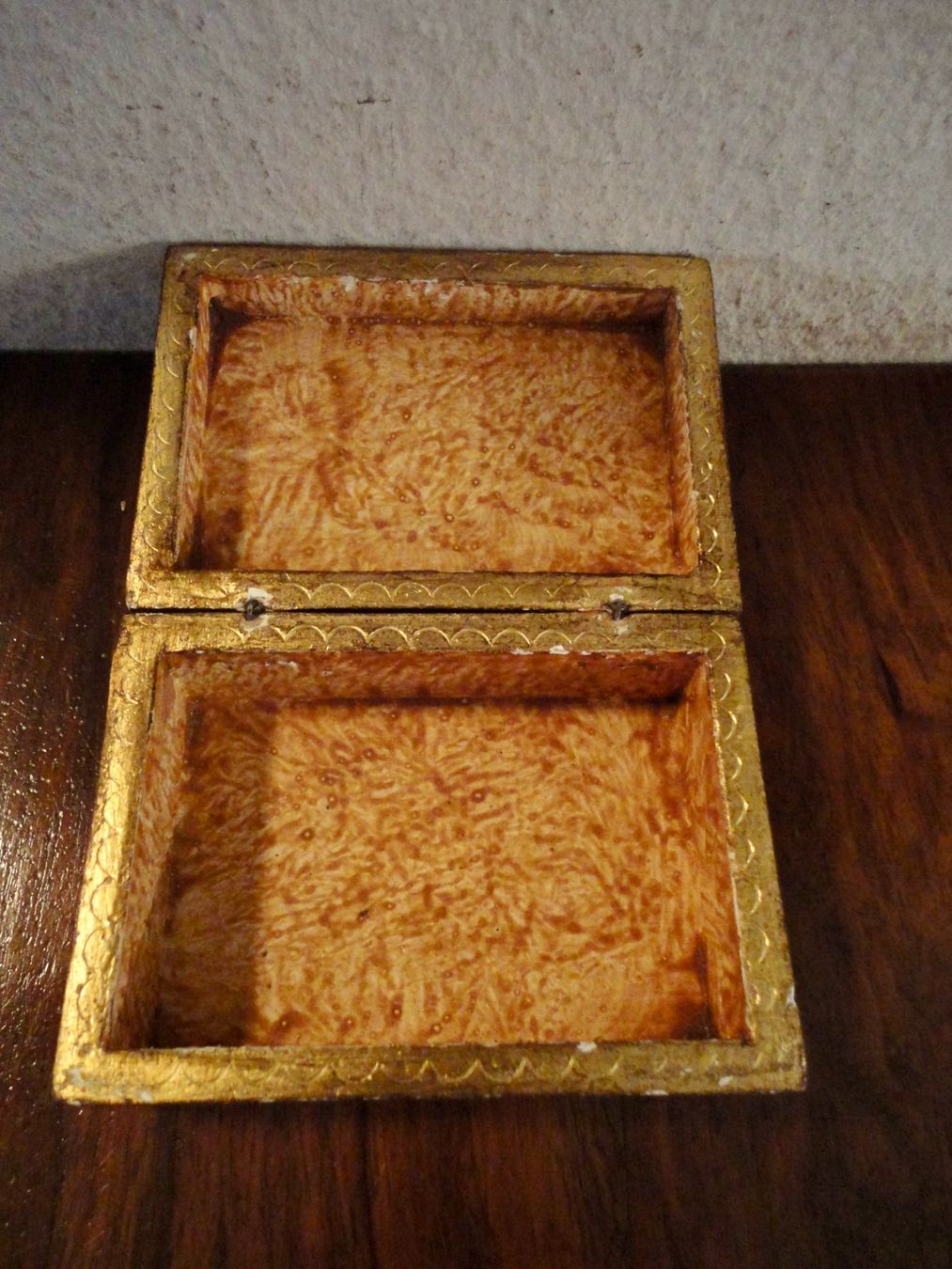 Portagioie: Florentier Schmuckschatulle Gold Vintage. – Usato da WÄDENSWIL venduto da katti01 3