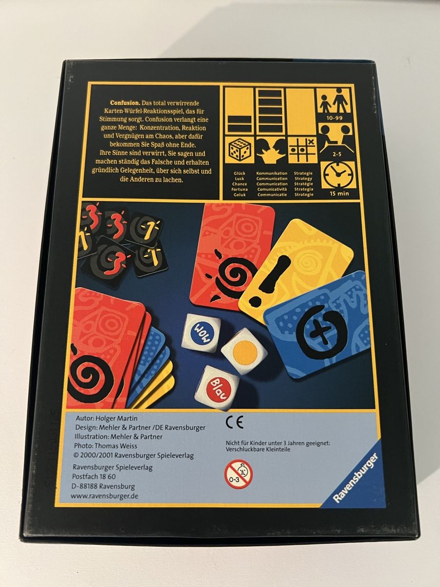 Giochi: Confusion Spiel – Nuovo (secondo la descrizione) da Rupperswil venduto da sige82 1