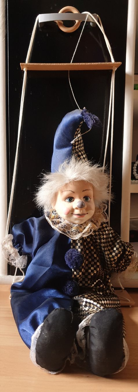 Figuren: Vintage Hängepuppe Clown, – Gebraucht aus Wettingen von tg_sd 1