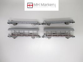 Liliput L260120 4x Autotransportwagen (Set 1) BLS DC GS N