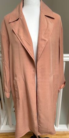 Leichter Sommer Mantel apricot  von Zara, Gr. S