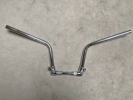 Vintage modulable motorcycle handlebar / diam 22mm / L 72cm