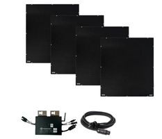 Solarpanel 4x160W, flexibel inkl WR mit 2 Eingängen